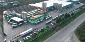 Nave de productos lácteos
